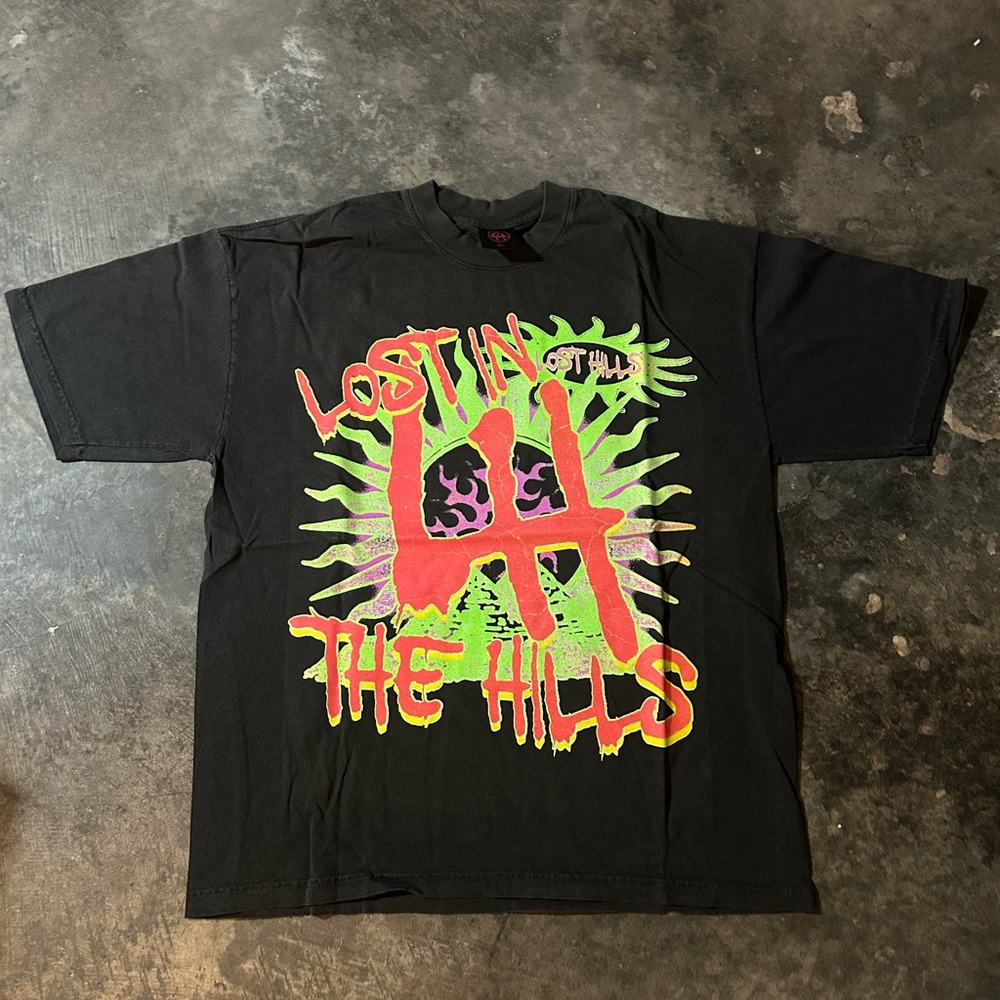 Lost Hills Wash Tee - Slime lost in the hills